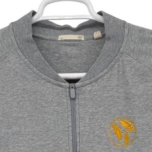 tasc Performance‎ Bamboo Organic Cotton Full Zip Bomber Jacket L Presidents cup
